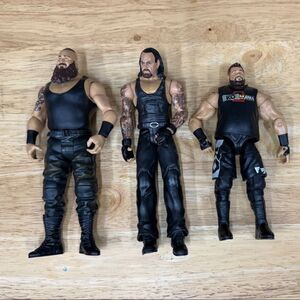 WWE Action Figure - Undertaker, Braun Strowman and Kevin Owens